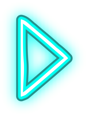 Arrow Neon Signage Illustration